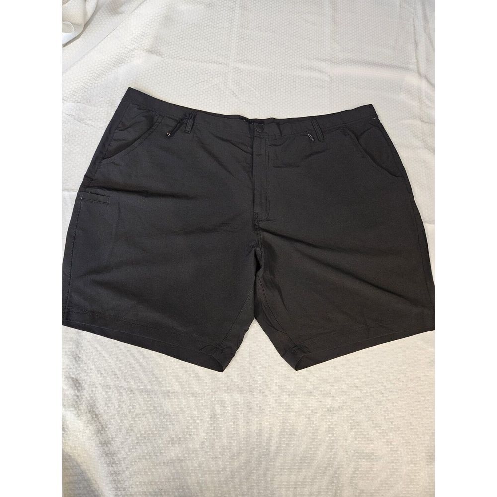 Classic Men's Black Flat Front Shorts